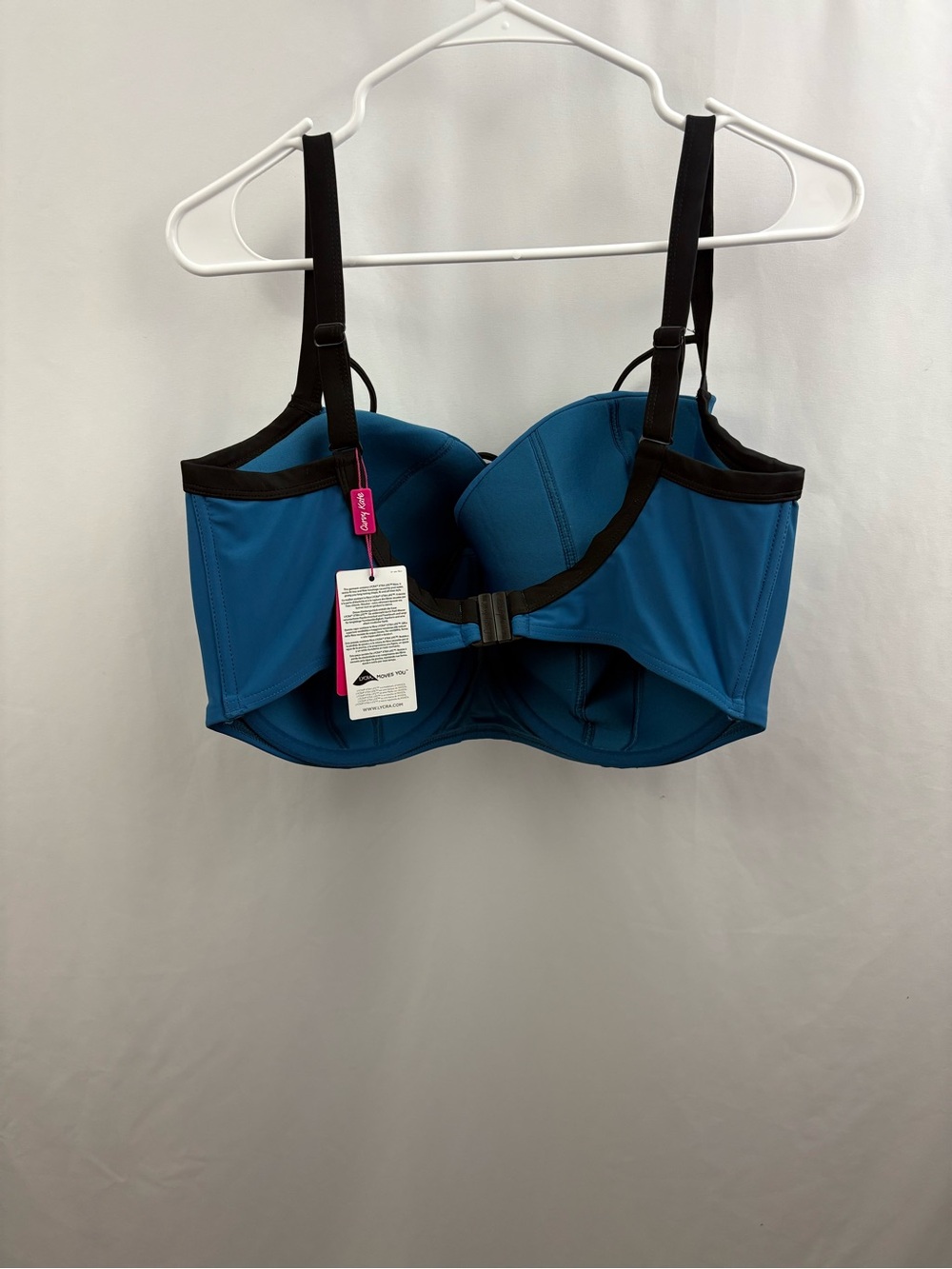 Curvy Kate Women’s Rock The Pool Padded Balcony Bikini Top US 40N NWT Blue - Picture 6 of 11